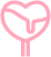 lollipop in the form of a heart icon